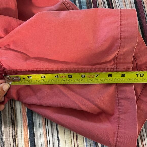 Polo Ralph Lauren Mens Relaxed Fit Cotton Coral Shorts Pockets Flat Front Sz 35 - Picture 10 of 10